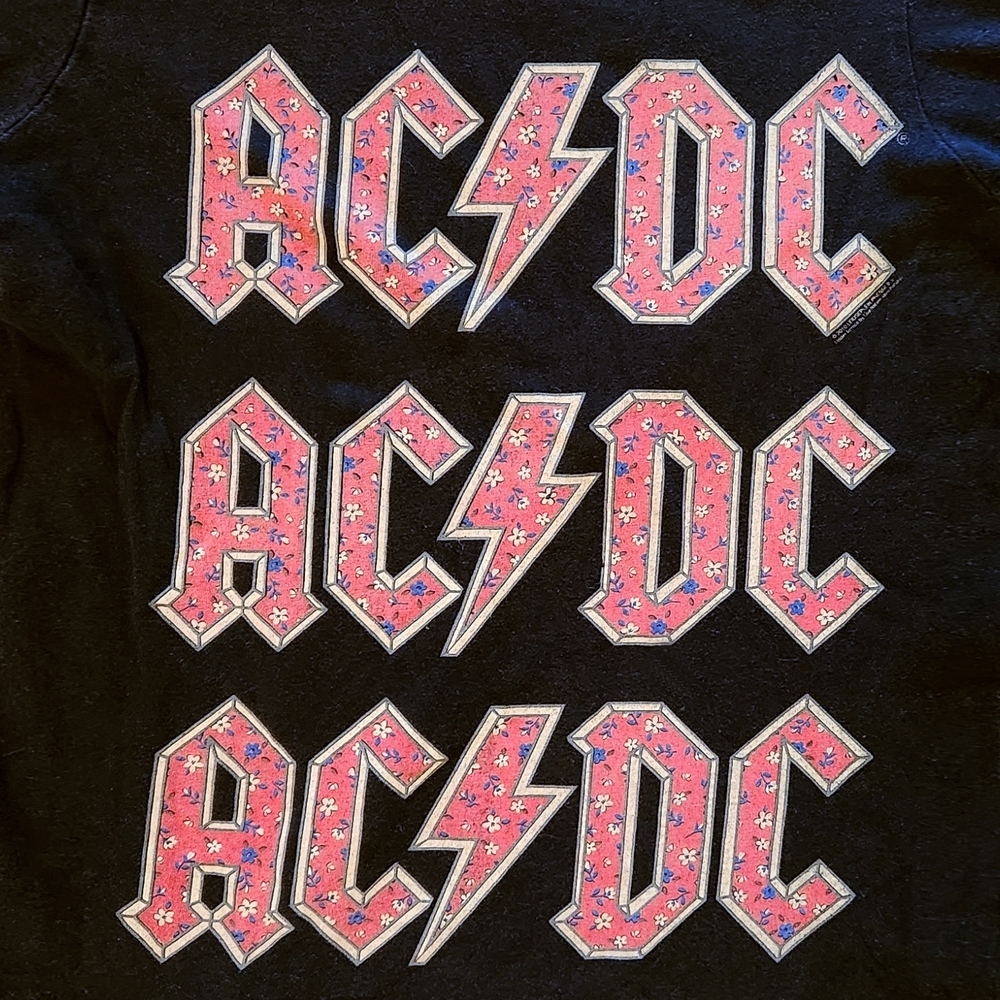 AC/DC Back In Black Tour 1980 Band Shirt